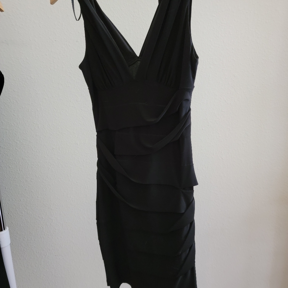 Black cocktail dress